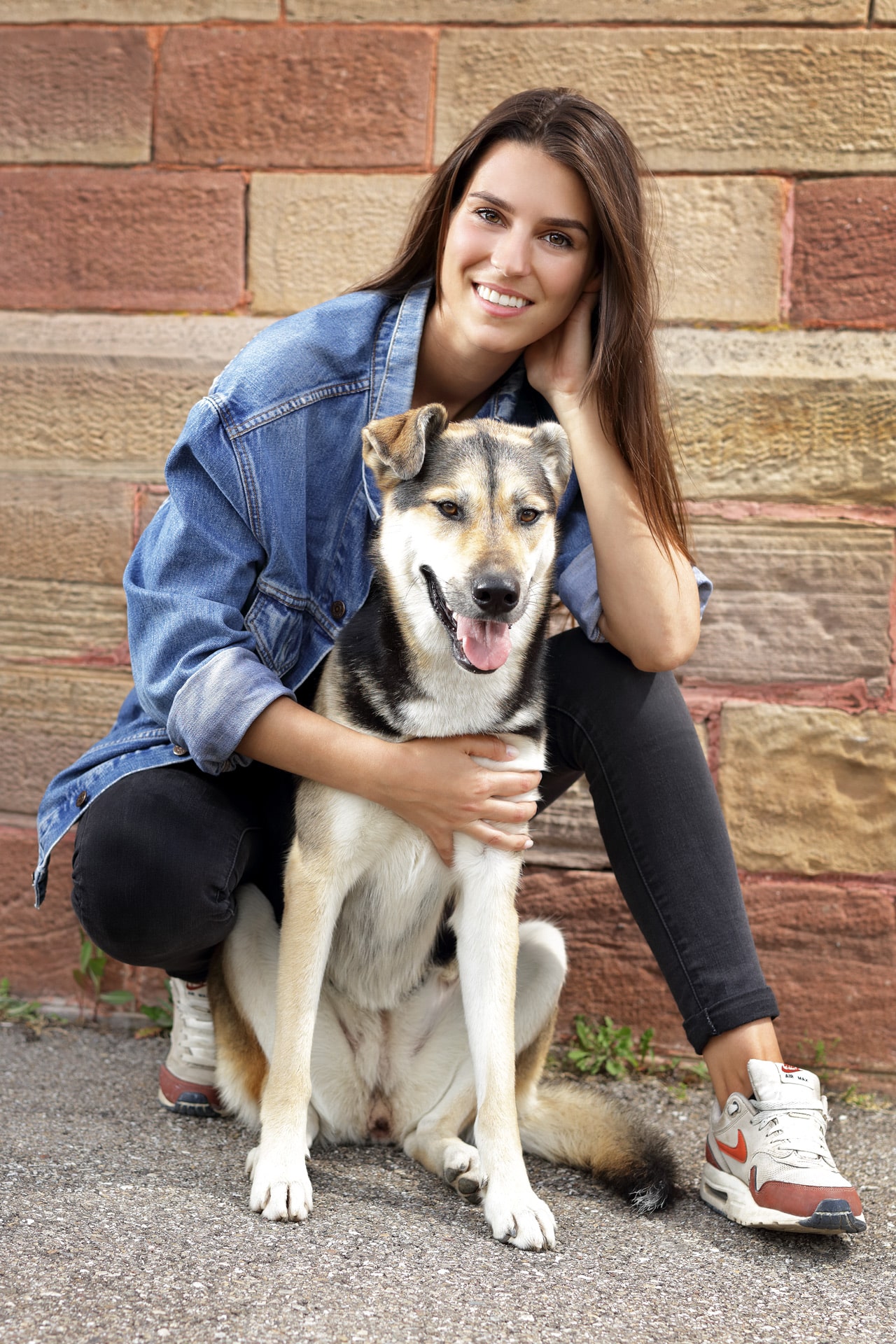 Une dog-mom et son chien par Franck Chazelet