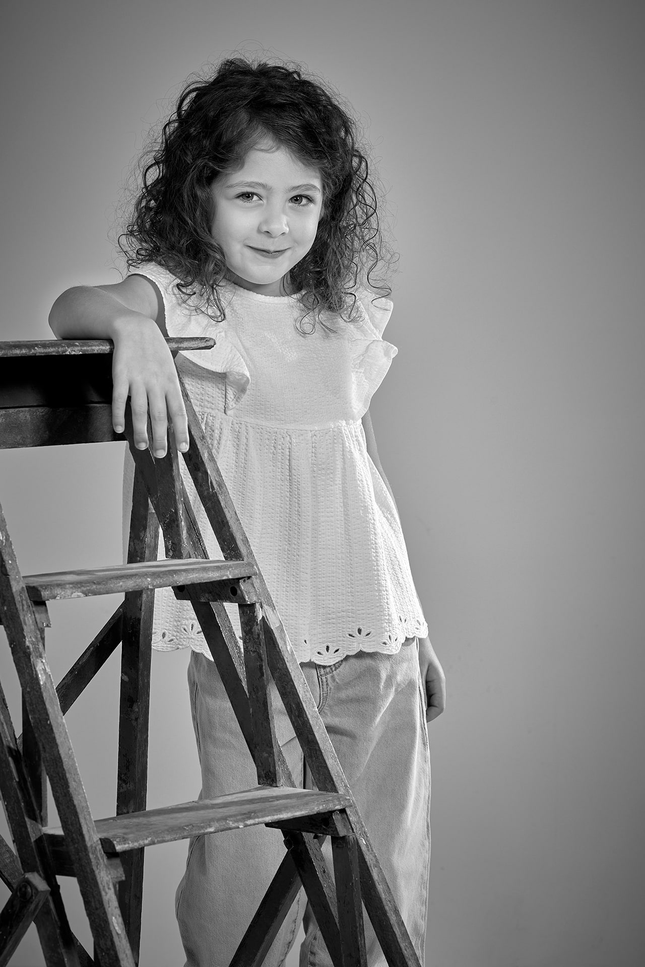 Portrait d'une enfant par Franck Chazelet